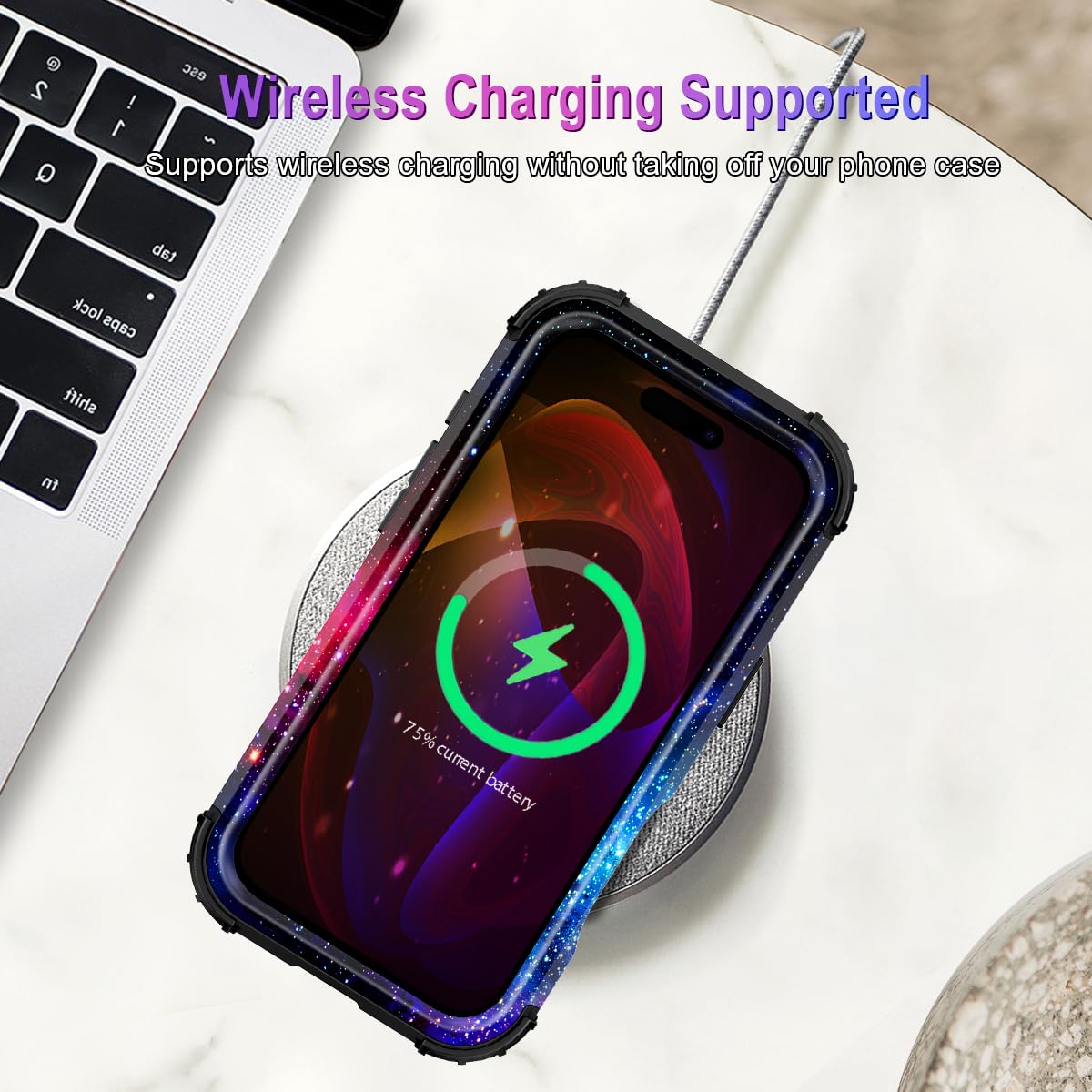 Iphone Air Case/Iphone 17 Air Case,Glow In The Dark Three Layer Heavy Duty Shock