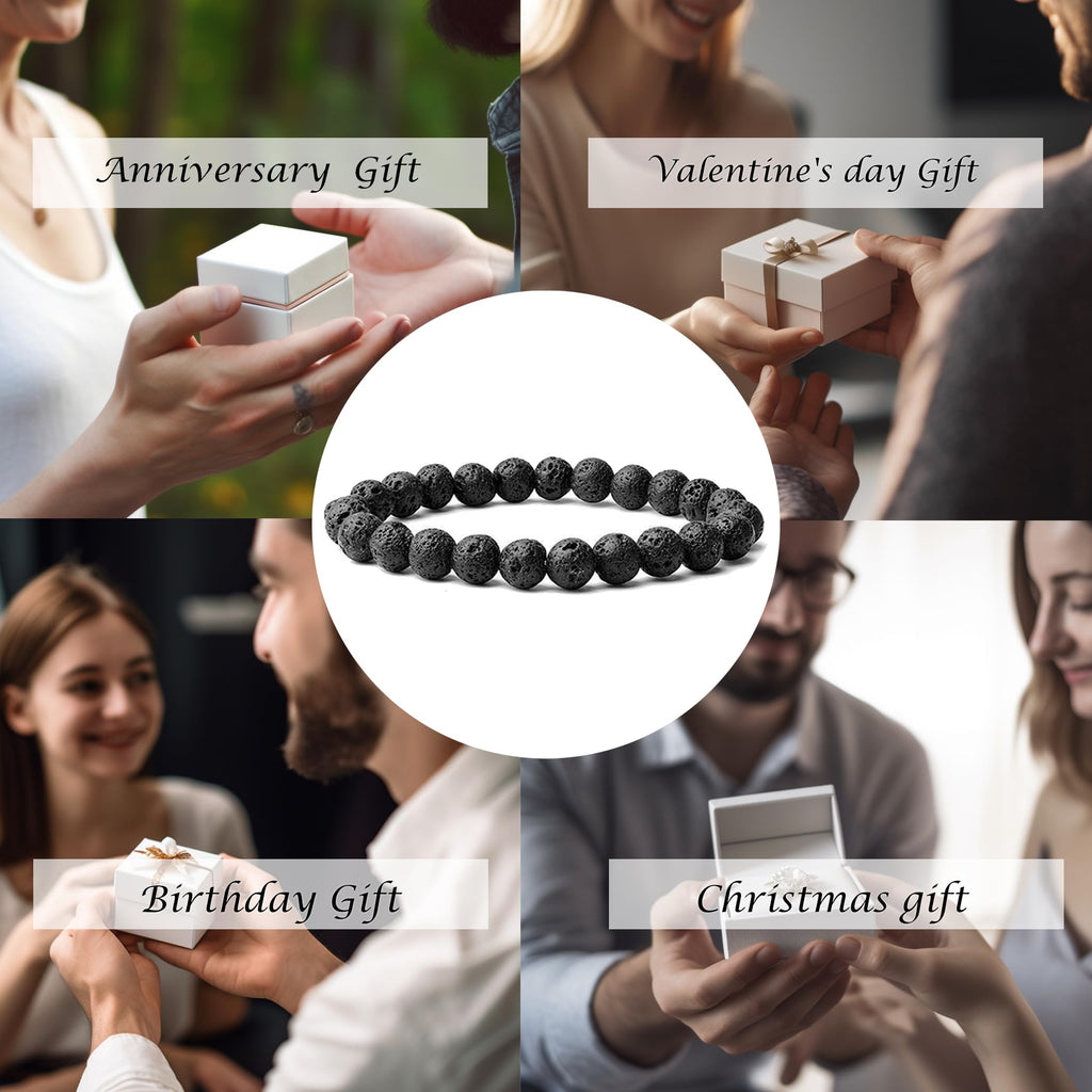 Handmade 8mm Beaded Bracelets For Men Protection Bracelet For Women Chakra Feng