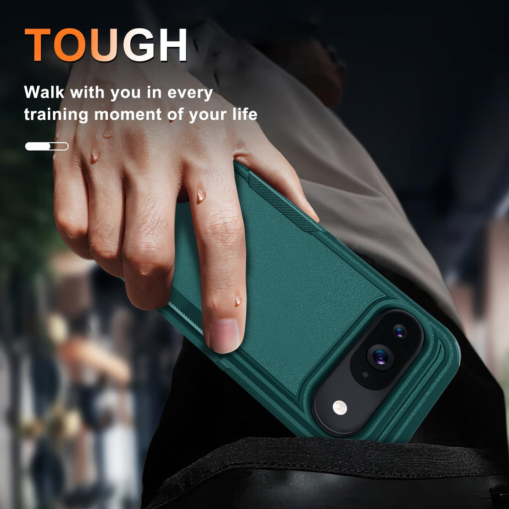 Google Pixel 10 & Pixel10 Pro Case with Wrist Lanyard Strap+Tempered Glass Scree