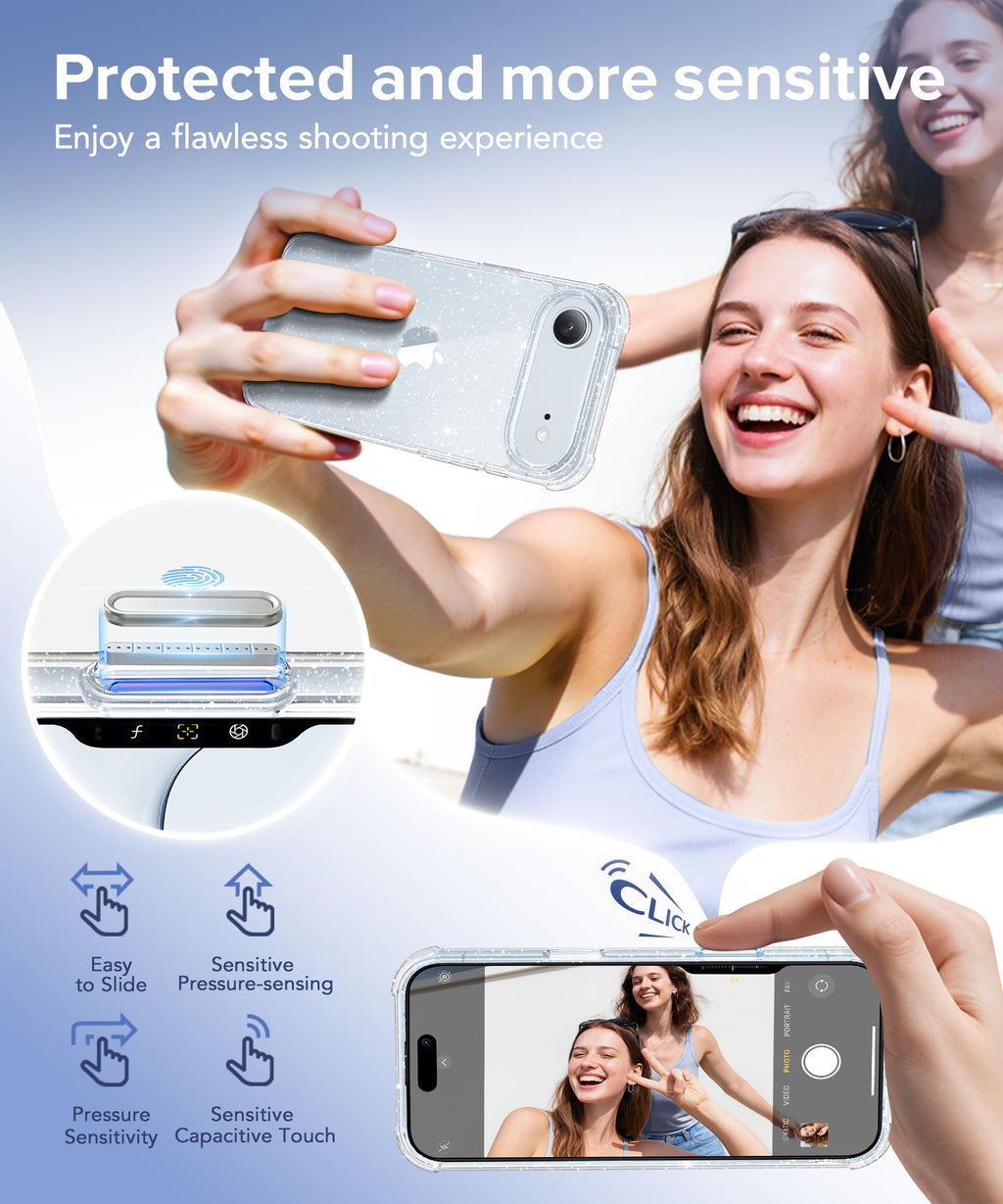 iPhone Air Case for Women, with Screen Protector & Camera Lens Protector, An