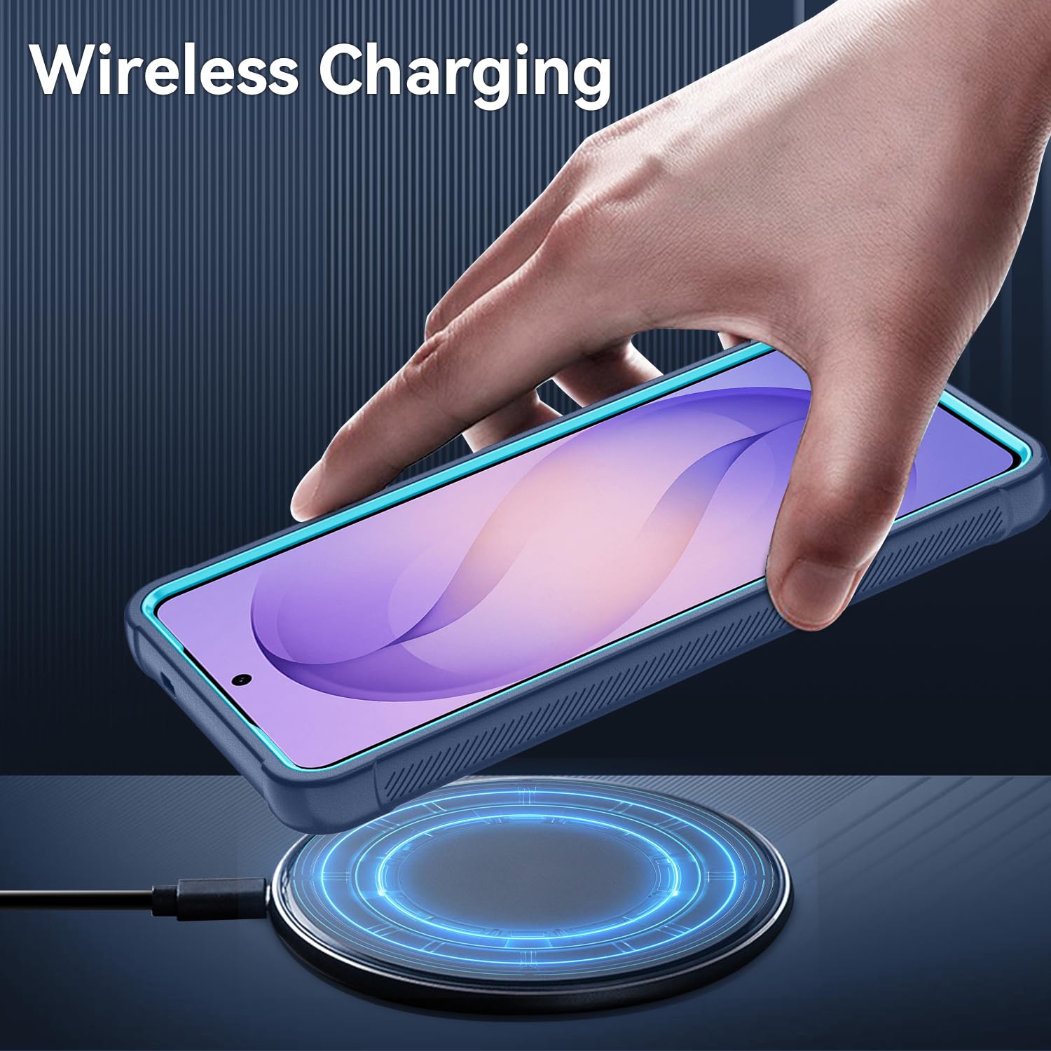 for Samsung Galaxy S26 Ultra Case with HD Screen Protector, 3-Layer Shockproof M