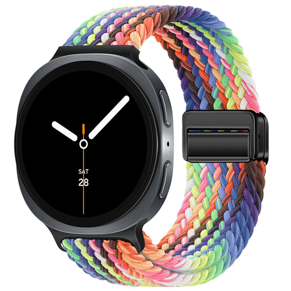 Stretchy Braided Bands Compatible with Samsung Galaxy Watch 8 Band 40mm 44mm/Gal