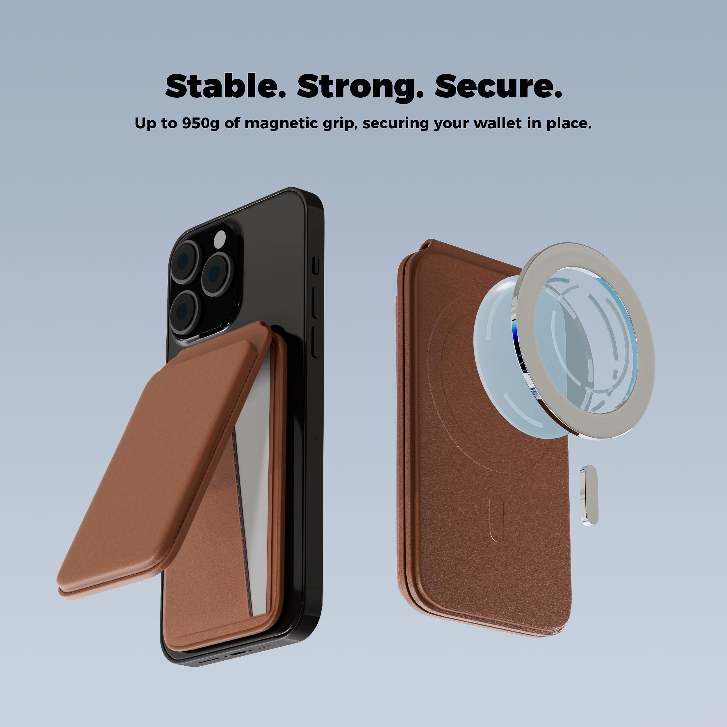 wallet men - magnetic wallet for iphone - magnetic phones wallets -