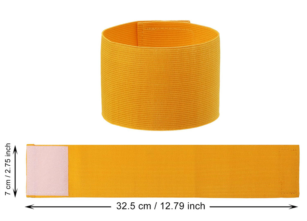 Captain Armbands 7X32.5Cm/2.75X12.79Inch Adjustable Leader Armband Team Sport Ar