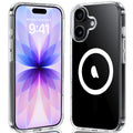 17 Magnetic Case Clear — 42 Built-In Magnets, Transparent Anti-Scratch Shockproo