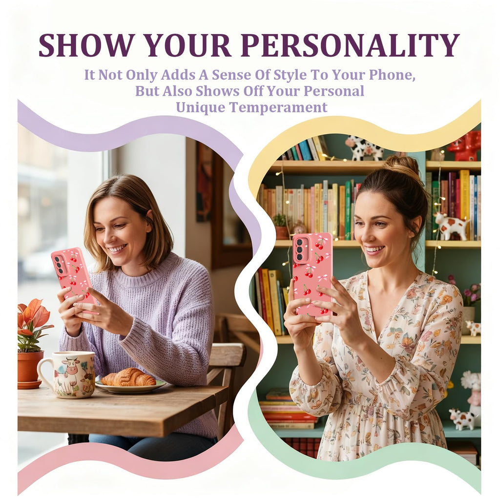 Case Compatible with Samsung Galaxy A36 5G, Cute Pretty Print Protective Silicon