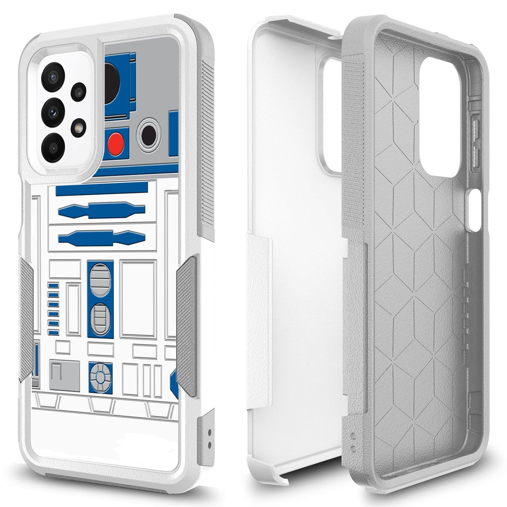 Galaxy A23 5G Case - Shock-Absorbing Hard PC with Cool Robot Pattern