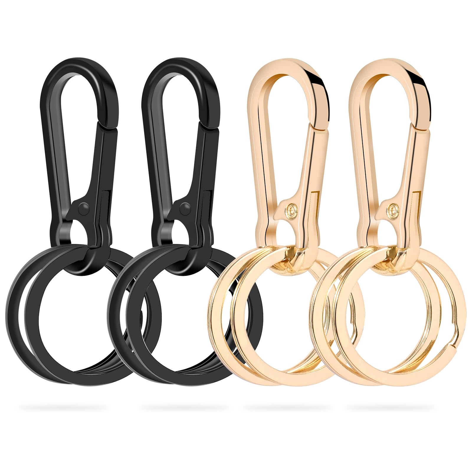 Metal Keychain Clip Hook Keychain Keyring Key Chain Ring Clip Holder for Ca