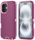 With Iphone 17 Case With Hd Screen Protector, [2 In 1 ] Heavy Duty Protection Ph