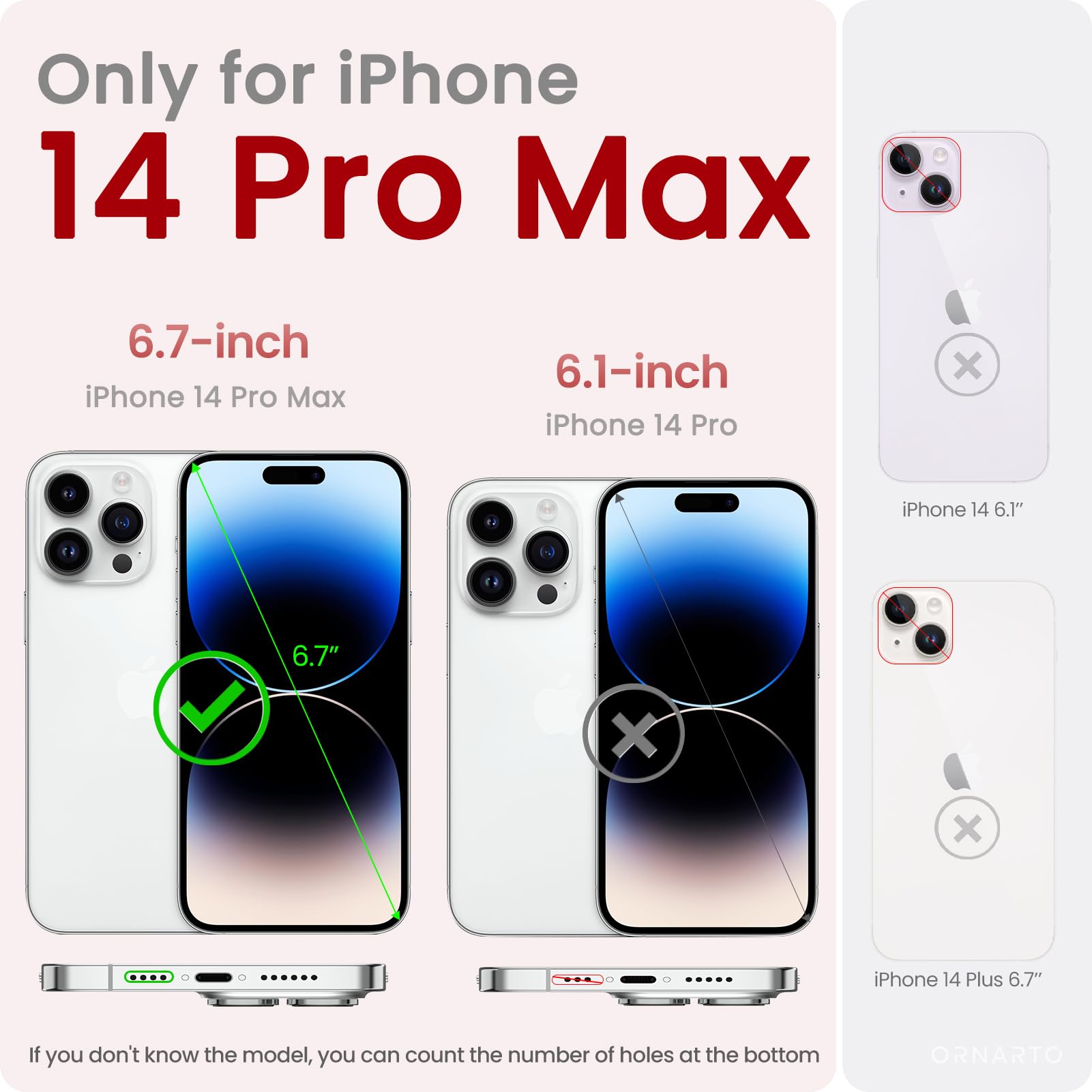 14 Pro Max Case 6.7, Slim Liquid Silicone 3 Layers Full Covered Soft Gel Rubber