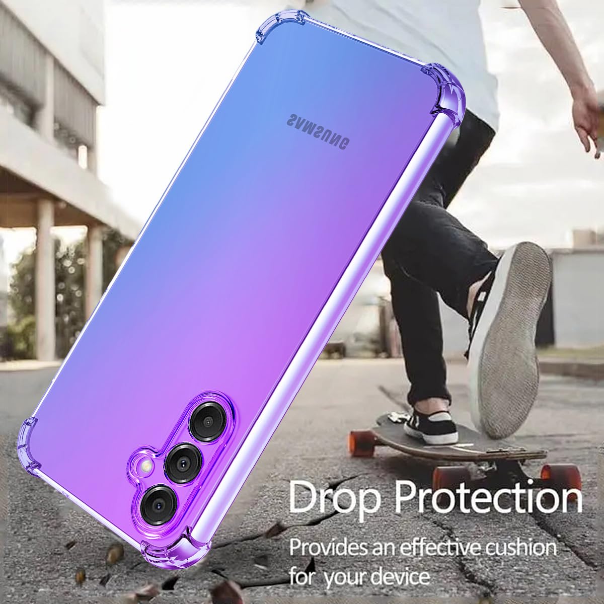 for Galaxy A16 5G Case: Women Girls with Screen Protector Reinforced Corners TPU