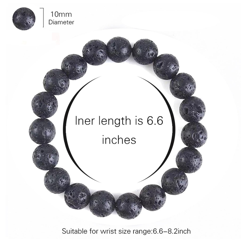 Handmade 8mm Beaded Bracelets For Men Protection Bracelet For Women Chakra Feng