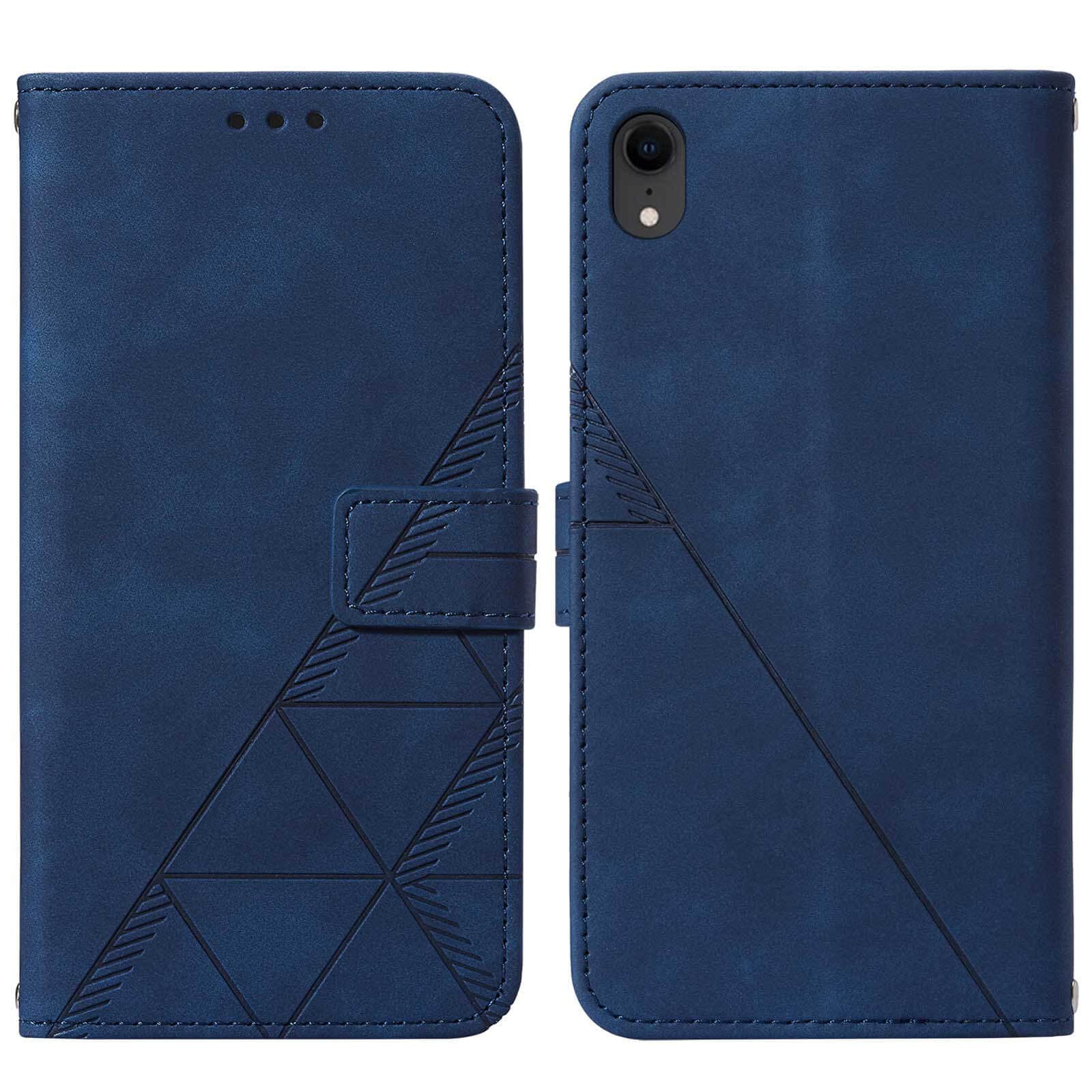 Dextrad Compatible for iPhone XR Wallet Case,[Kickstand][Wrist Strap][Card Holde