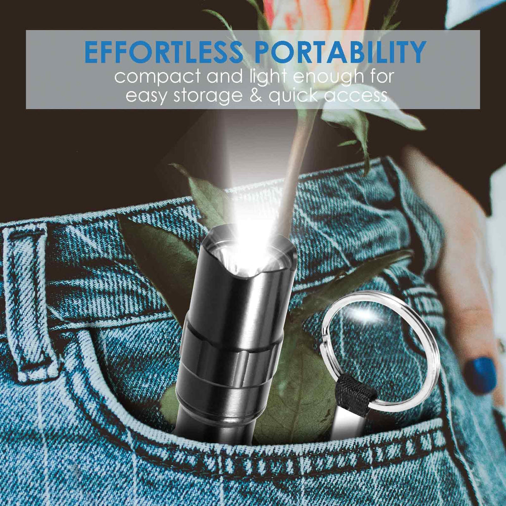 Tactical Flashlight Mini with High Lumen, Camping Handheld Pen