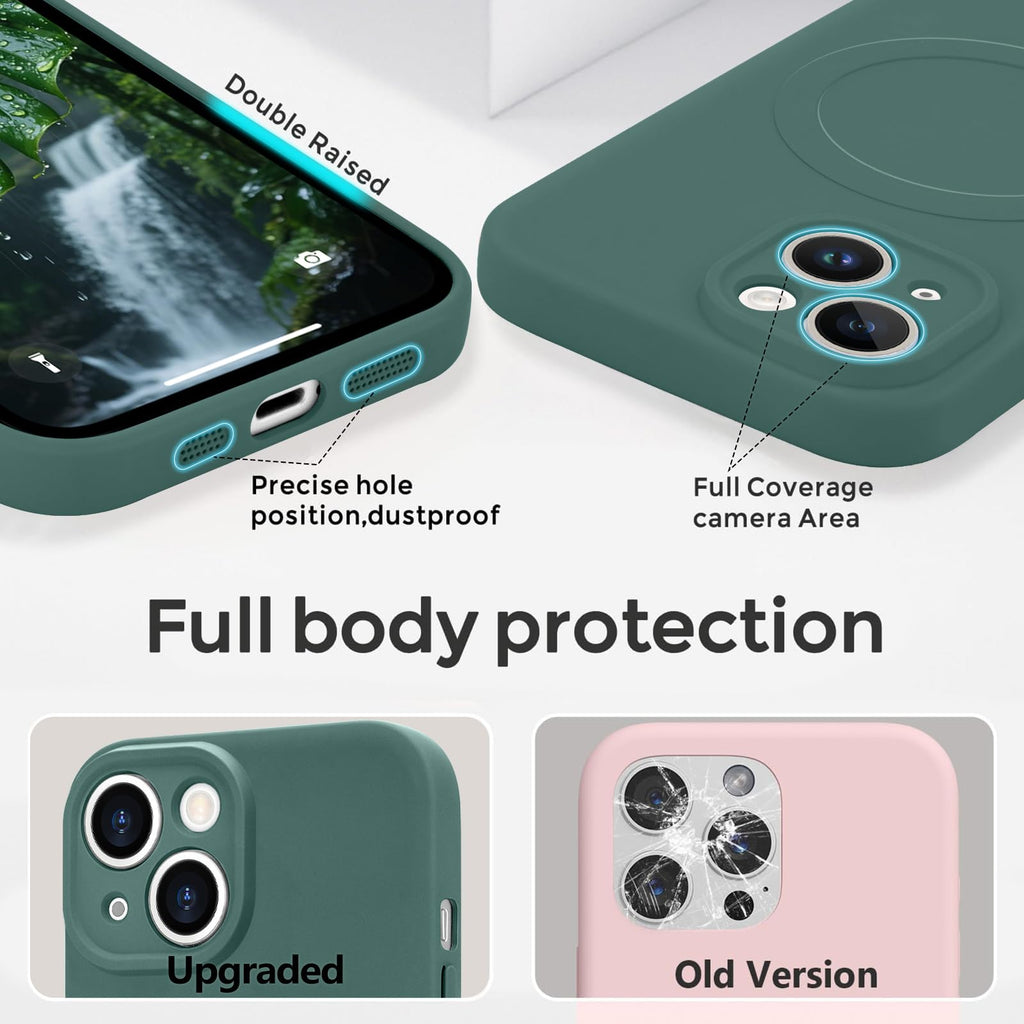 Magnetic MagSafe Case - Liquid Silicone, Soft Touch, Shockproof Protection