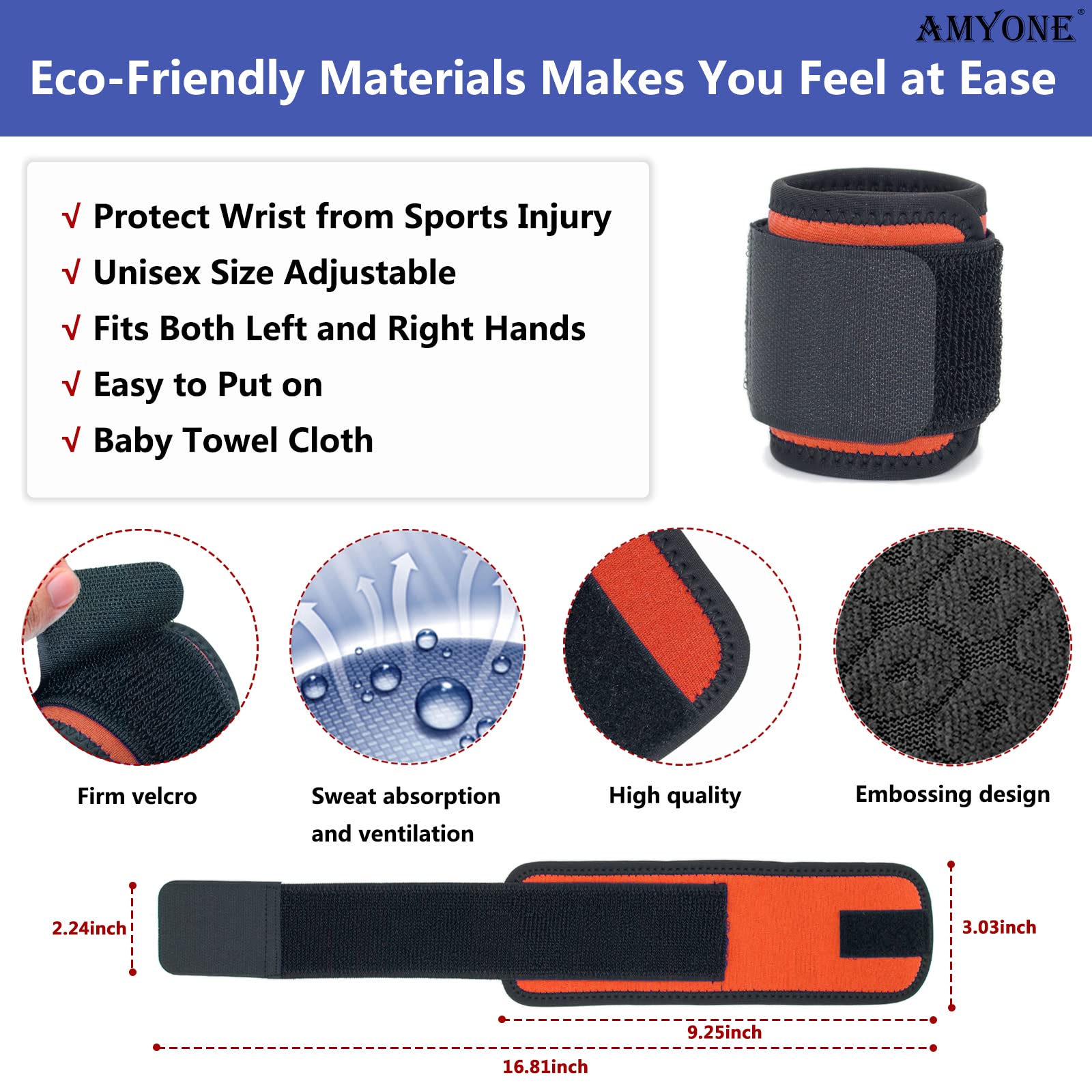 Brace, 2 PACK Wrist Wraps for Carpal Tunnel for Women, Highly Elastic Compressio