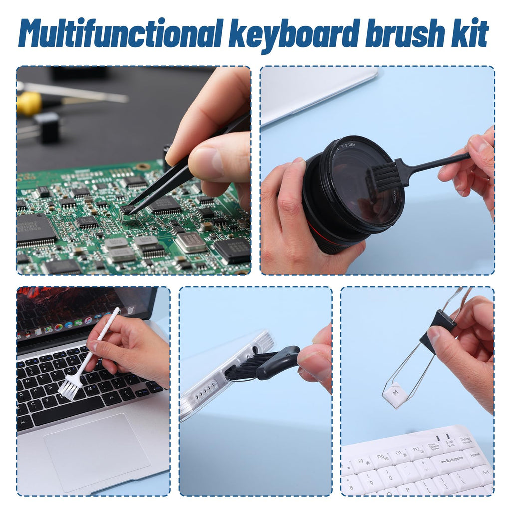 Remover Tool Set Includes 2 PCS Stainless Steel Keycap Puller with 2