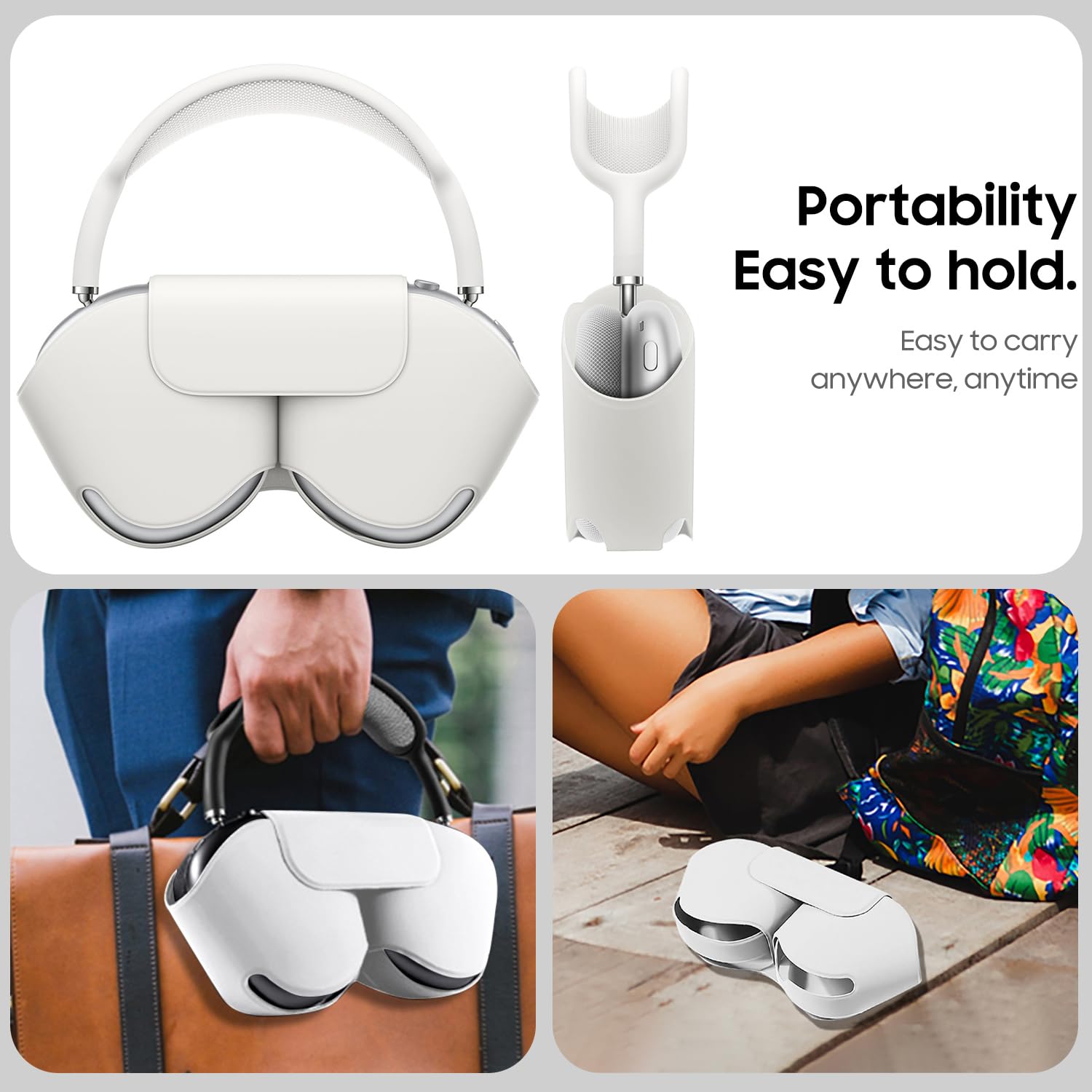 Airpods Max Protective Case 2020/2024, Automatic Sleep/Wake Up, For Portable Car