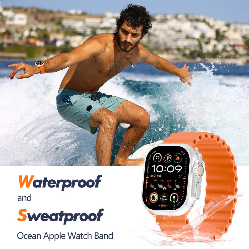 Sport Solo Loop Compatible with Watch Band 49mm 46mm 45mm 44mm 42mm 41mm 4