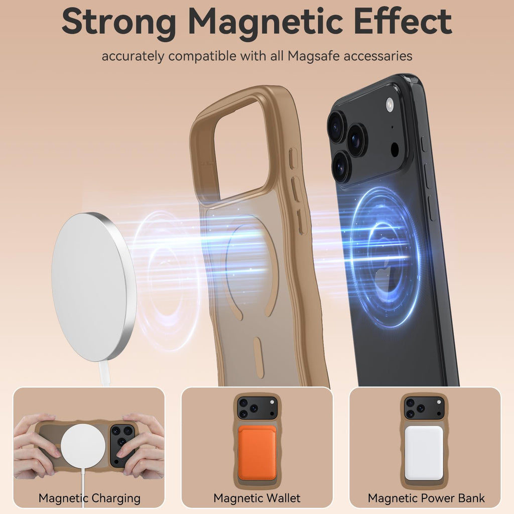 with iPhone 17 Pro Case with HD Screen Protector, [Compatible with Ma