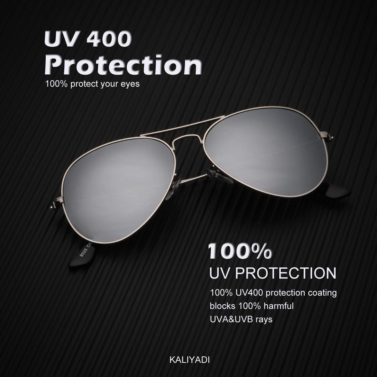 Aviator Sunglasses for Men Women Driving Sun glasses Polarized Lens UV B