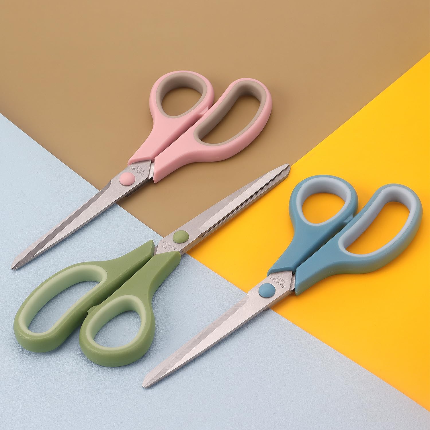 Inch scissors all purpose Bulk Set of 3, Scissors for Office Home S