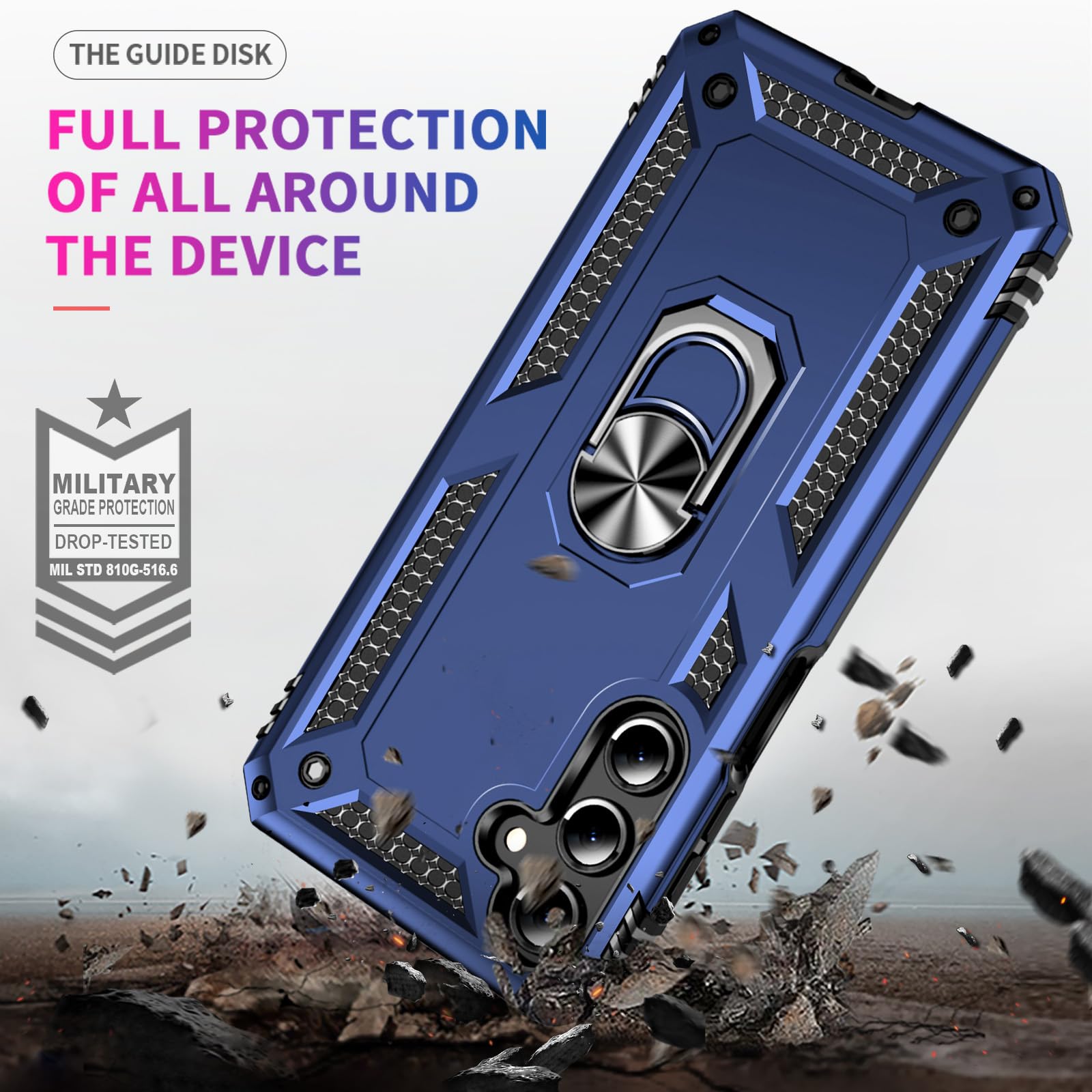 Galaxy A16 5G Case: with Screen Protector - Military Grade Protective Ca