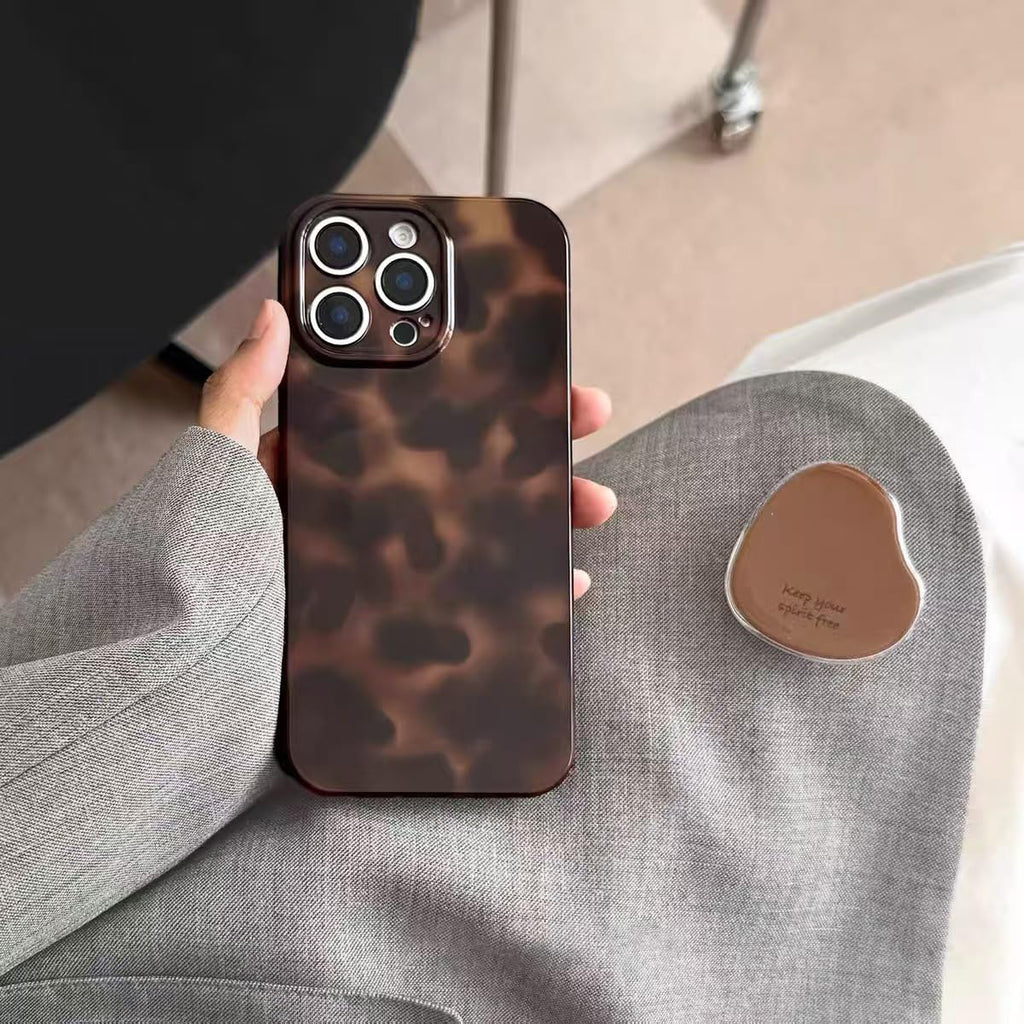 Phone Case For Iphone 16 Pro Max Case Amber Leopard Full Camera Protective Slim