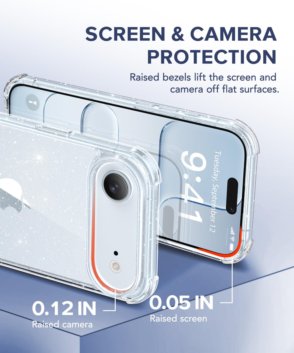 iPhone Air Case for Women, with Screen Protector & Camera Lens Protector, An