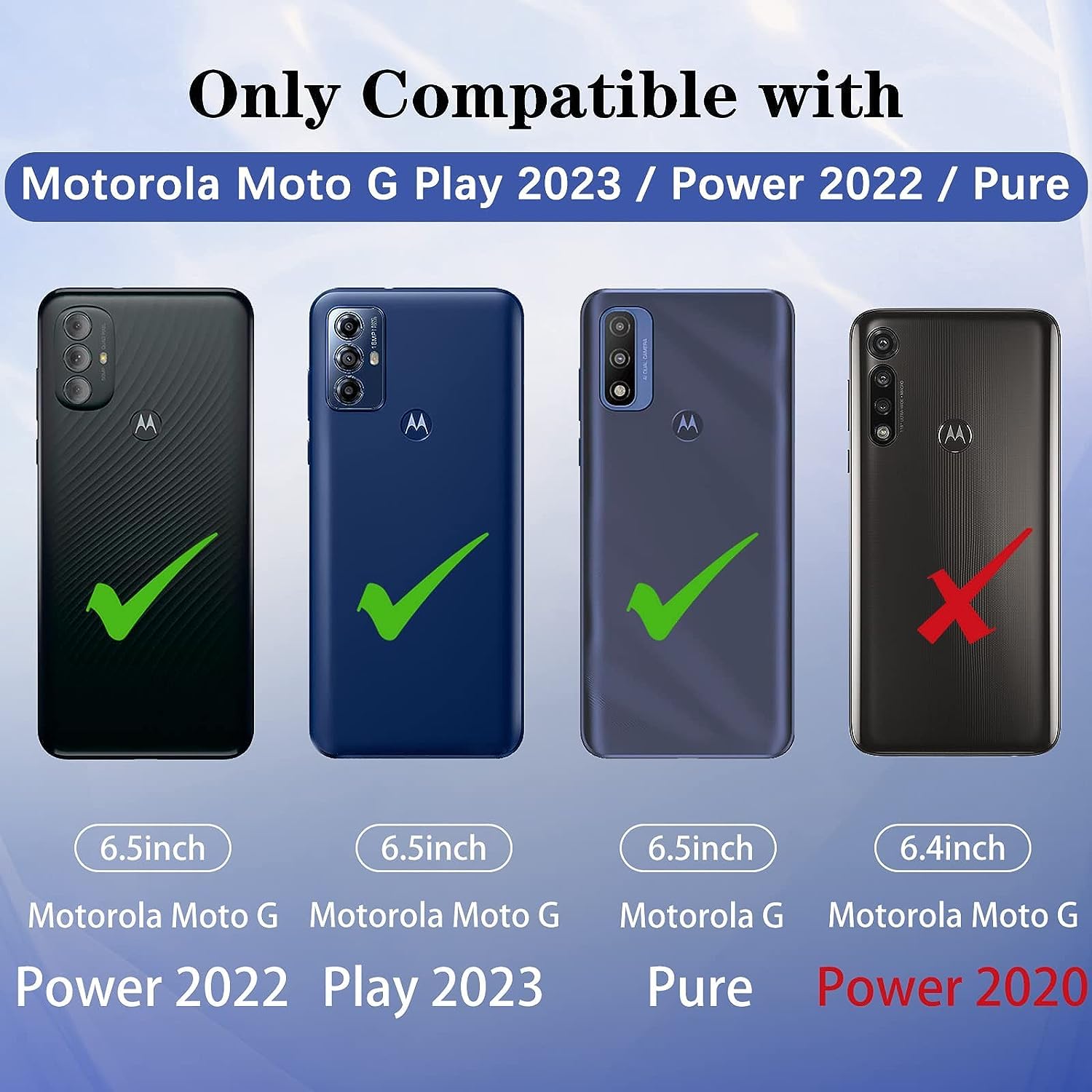Case for Motorola Moto-G Pure Case/Moto G Play 2023/Moto G Power 2022,3D Cartoon
