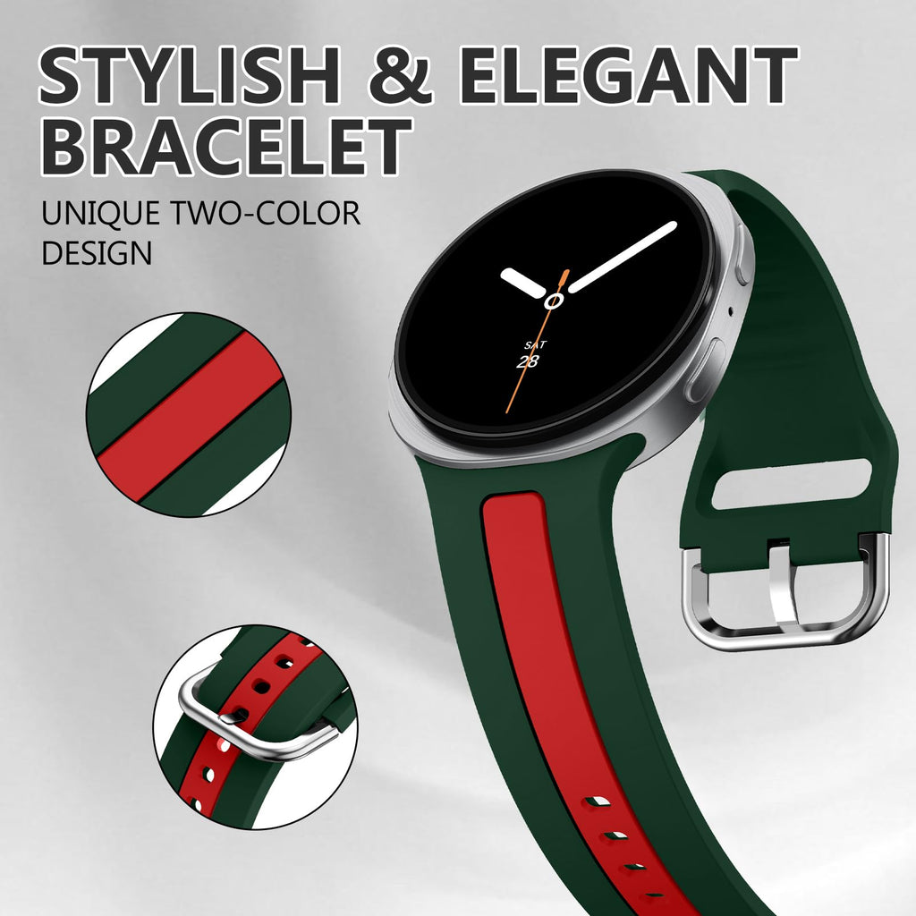 Band for Samsung Galaxy Watch 8 Band 40mm 44mm/Watch 8 Classic 46mm Men Women,De