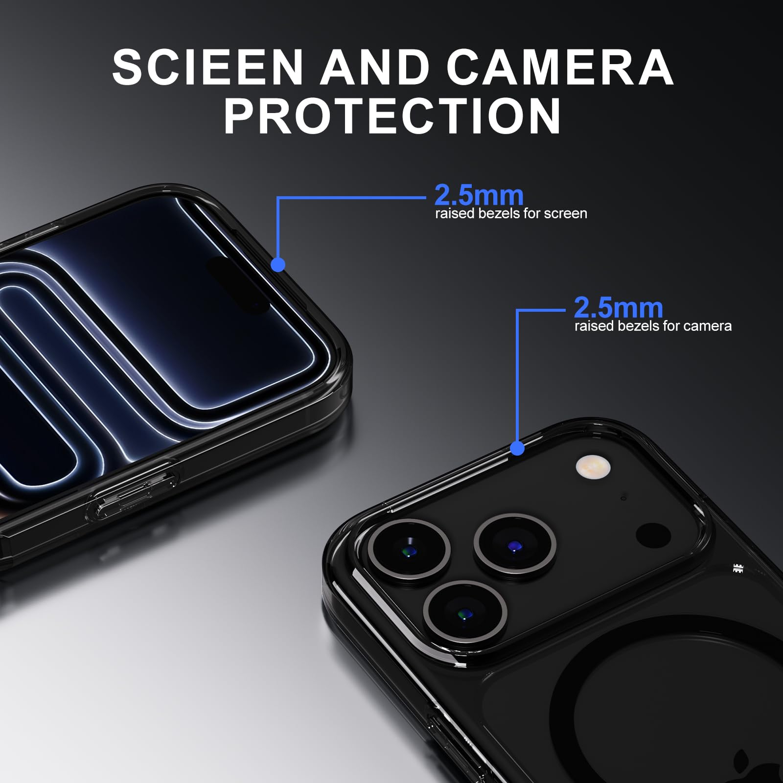 For 2025 Iphone 17 Pro Case ( Magsafe) Military Grade Drop Protection(Drop Teste