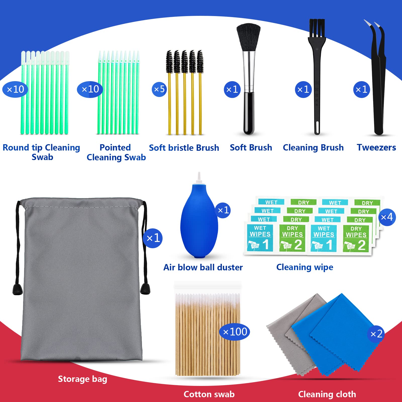 Phone Cleaning Kit, Speaker Cleaner for iPhone, Charging Port Cleaning Tool, Ele