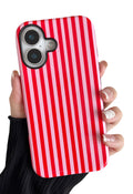 iPhone 16 Case | Cute Aesthetic Striped Design | Perfect for Women & Girls
