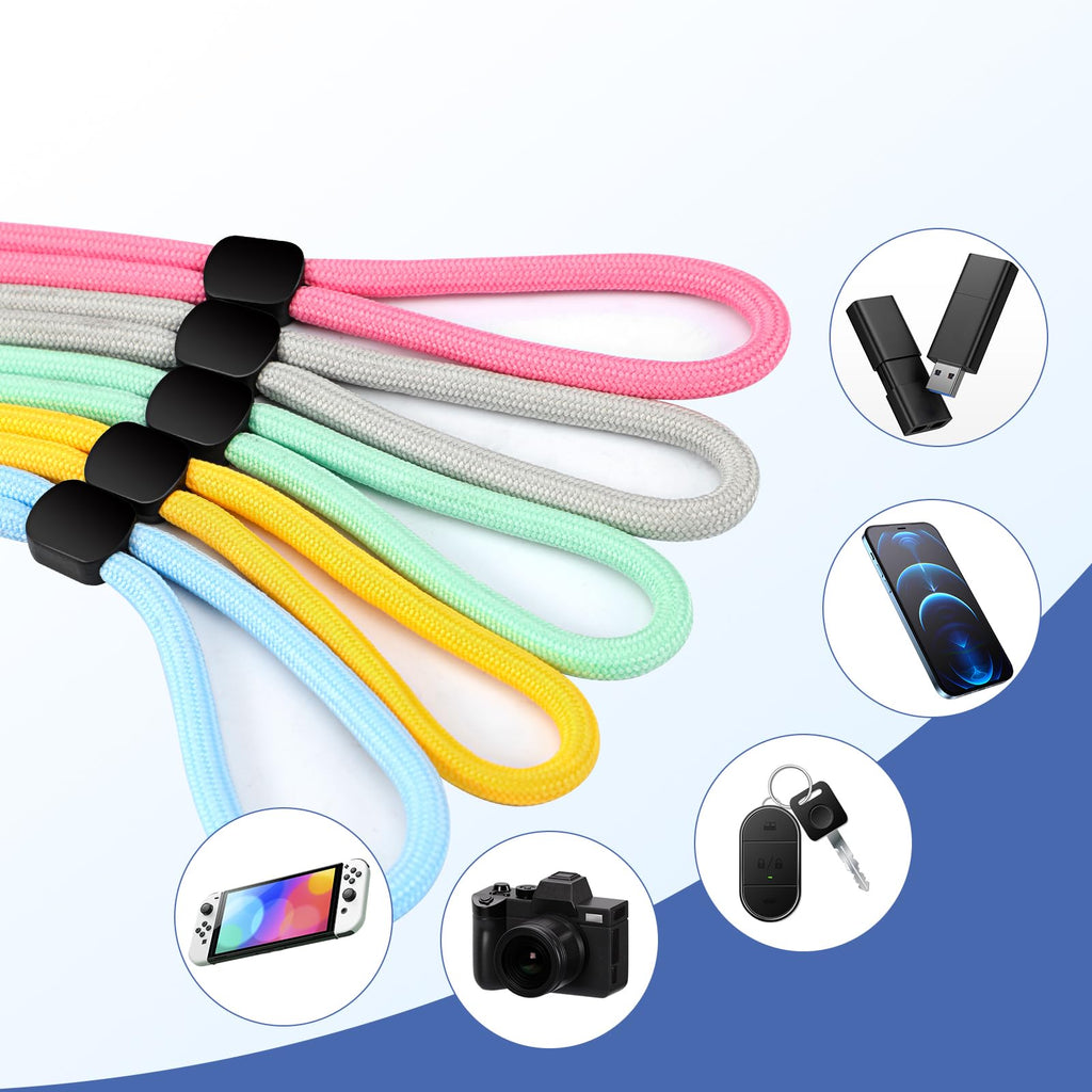 Wrist Strap Lanyard, Adjustable Nylon Colorful For Mobile Phone, Camara, Usb Fla