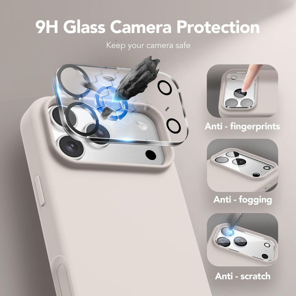 For Iphone 17 Pro Case, Magsafe, [Screen Protector + Camera Lens Protector], Liq
