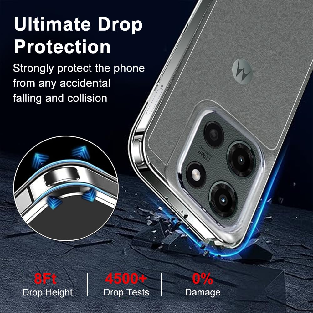 with Motorola Moto G 2026/2025 Case, Moto G Play 2026 Phone Case with Screen Pro