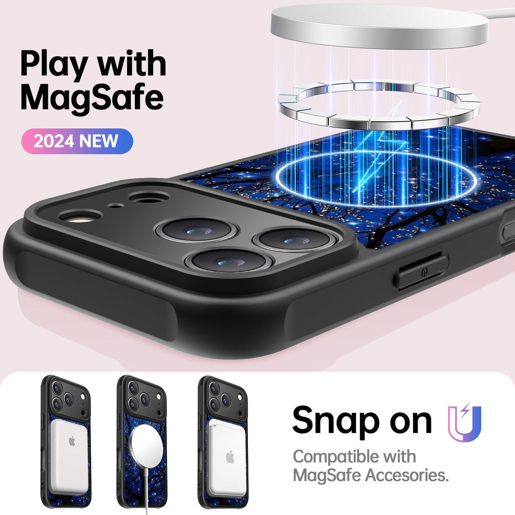 Iphone 17 Pro Phone Case Cute - Wireless Charging & Military-Grade Protection -
