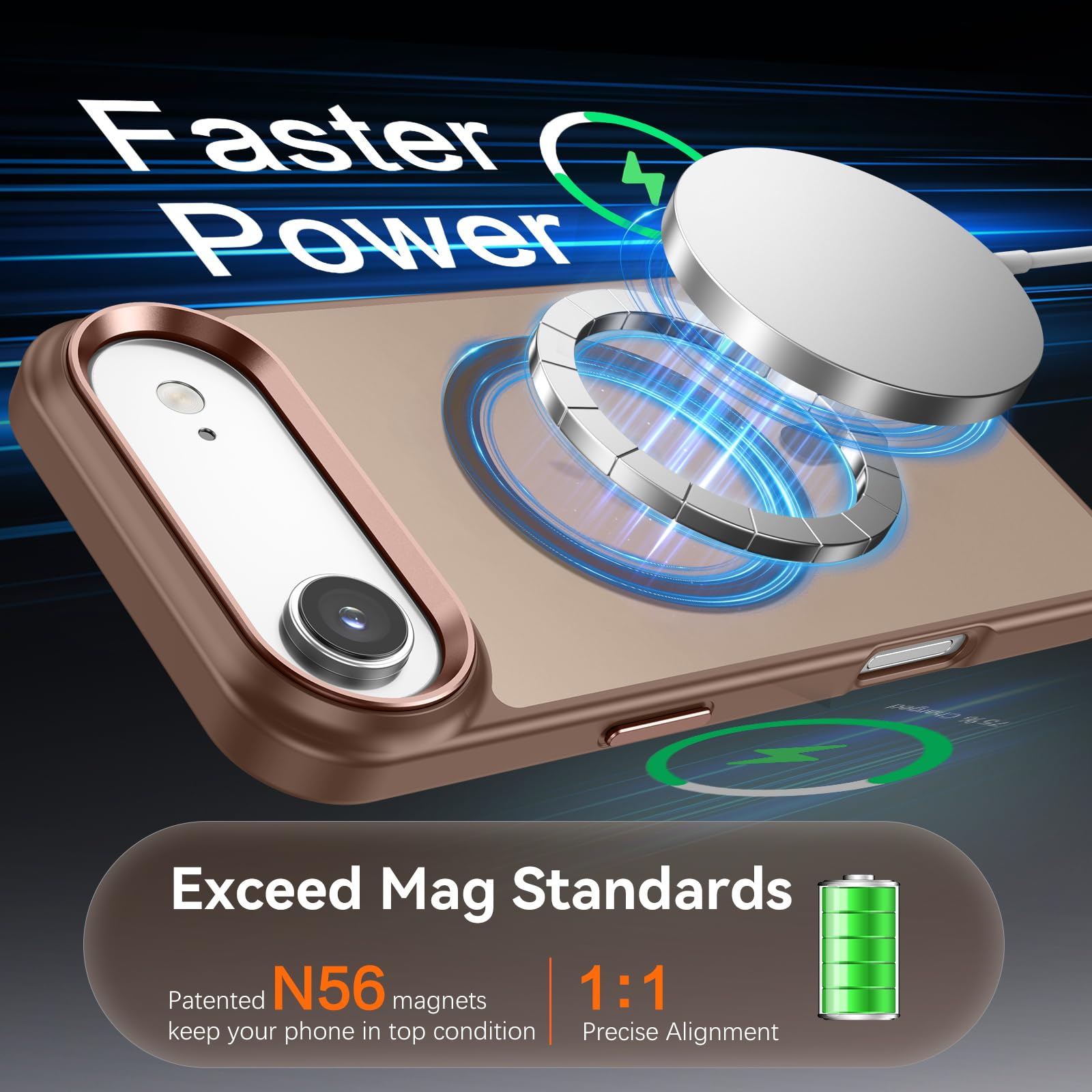for iPhone Air Case 2025, [Compatible with MagSafe] Translucent Matte S