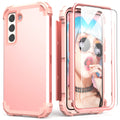 S23 Heavy-Duty Case with 3-in-1 Shockproof Protection & Screen Protector