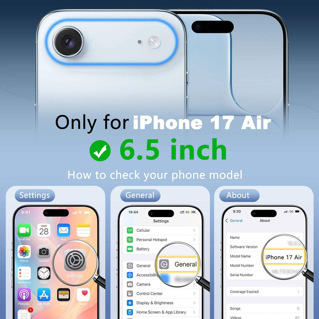 for iPhone Air Case 2025, [Compatible with MagSafe] Translucent Matte S