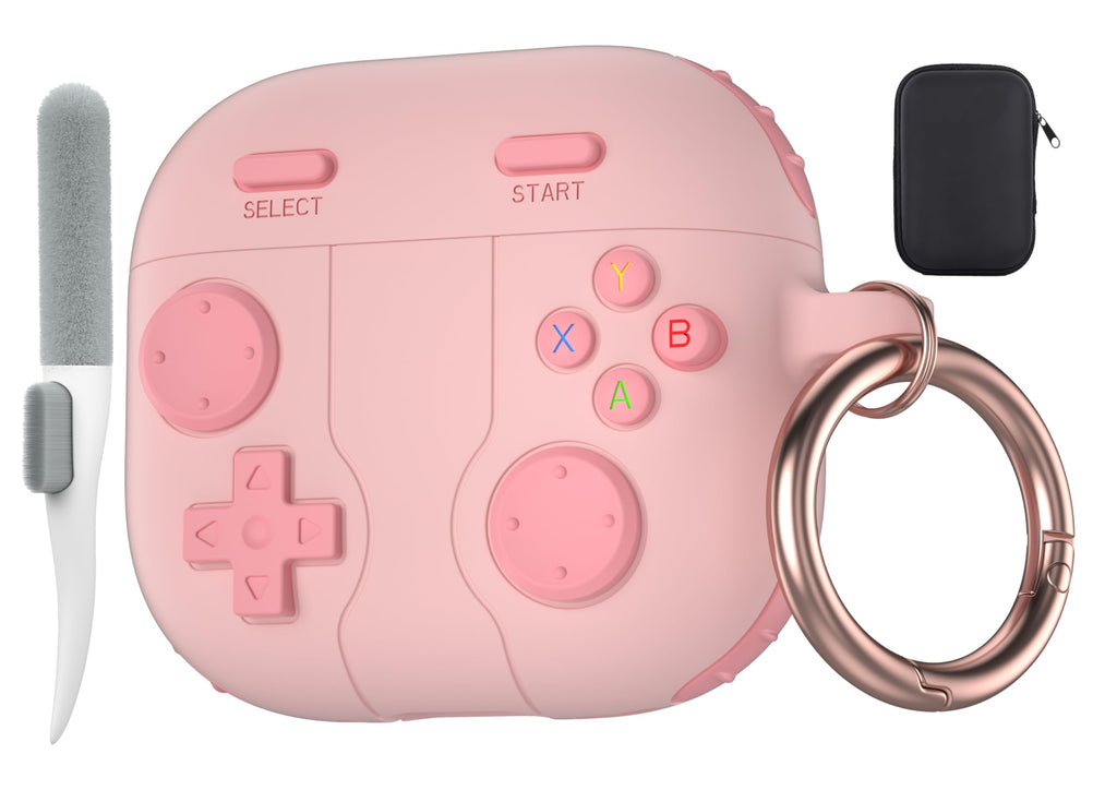 Airpods 4 Generation Case Cover, Game Player Design Airpods 4 Case With Cleaner