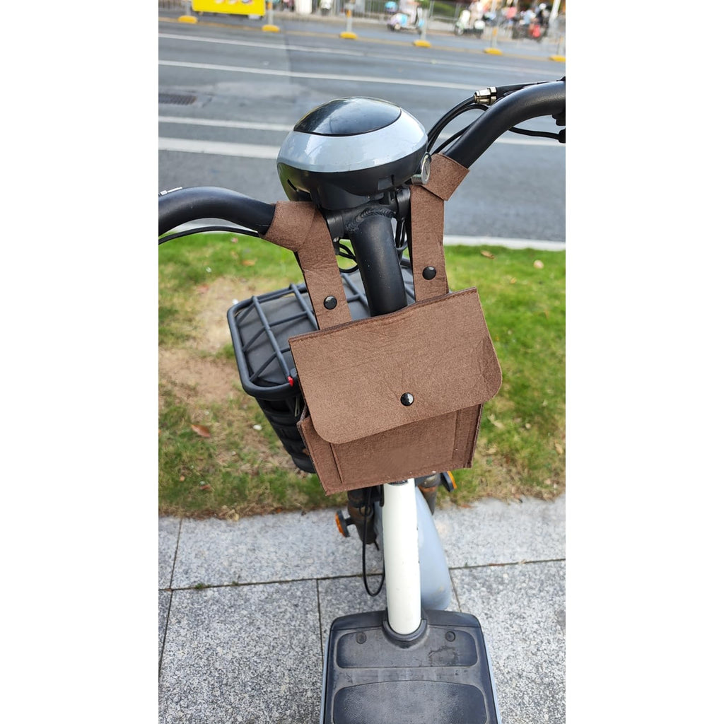 Electric Scooter Bag Bike Handlebar Hanging Purse Storage Organizer Front Attach