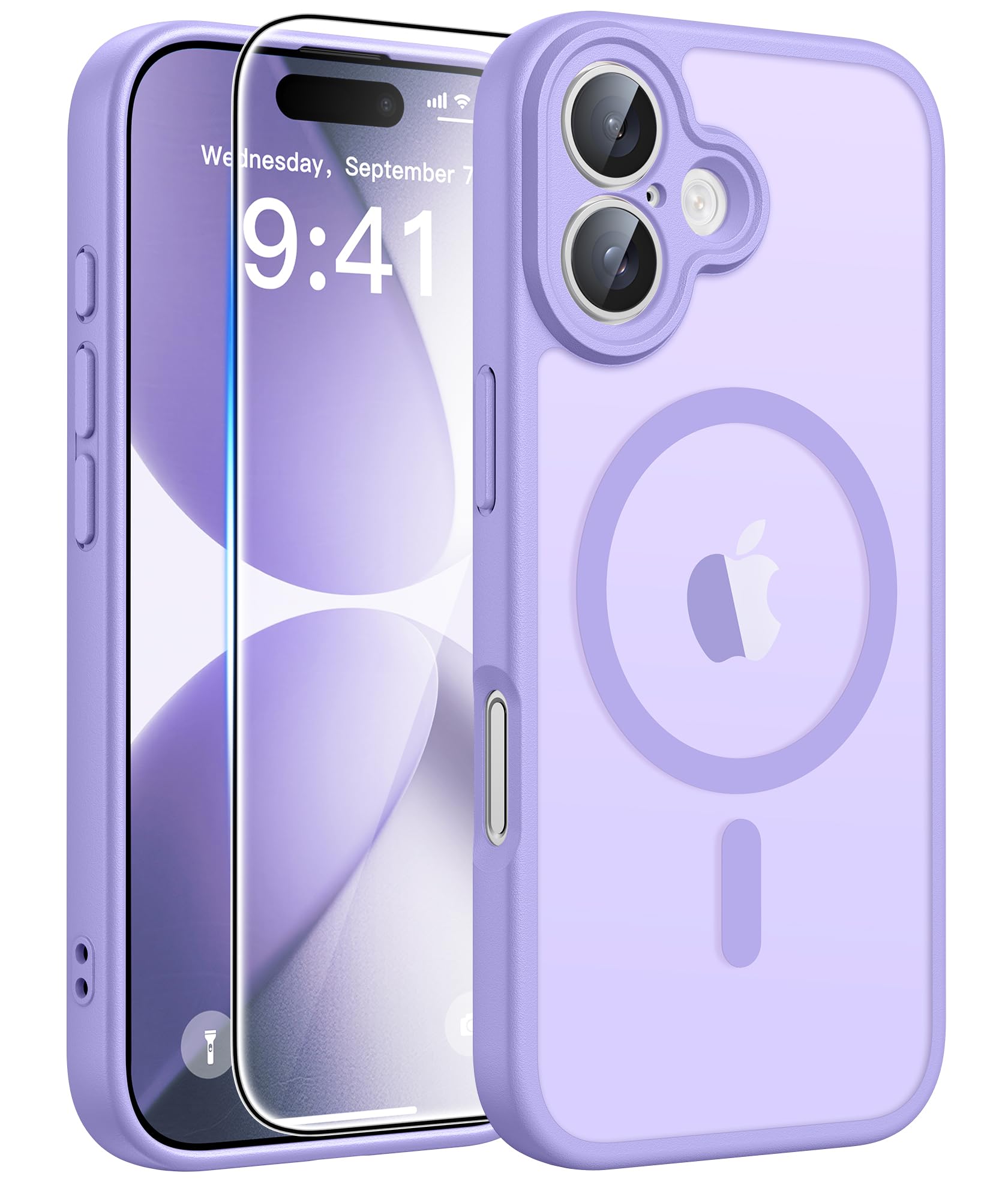 Iphone 17 Case: [ Magsafe] Translucent Matte Cases With [Full Camera Protection]