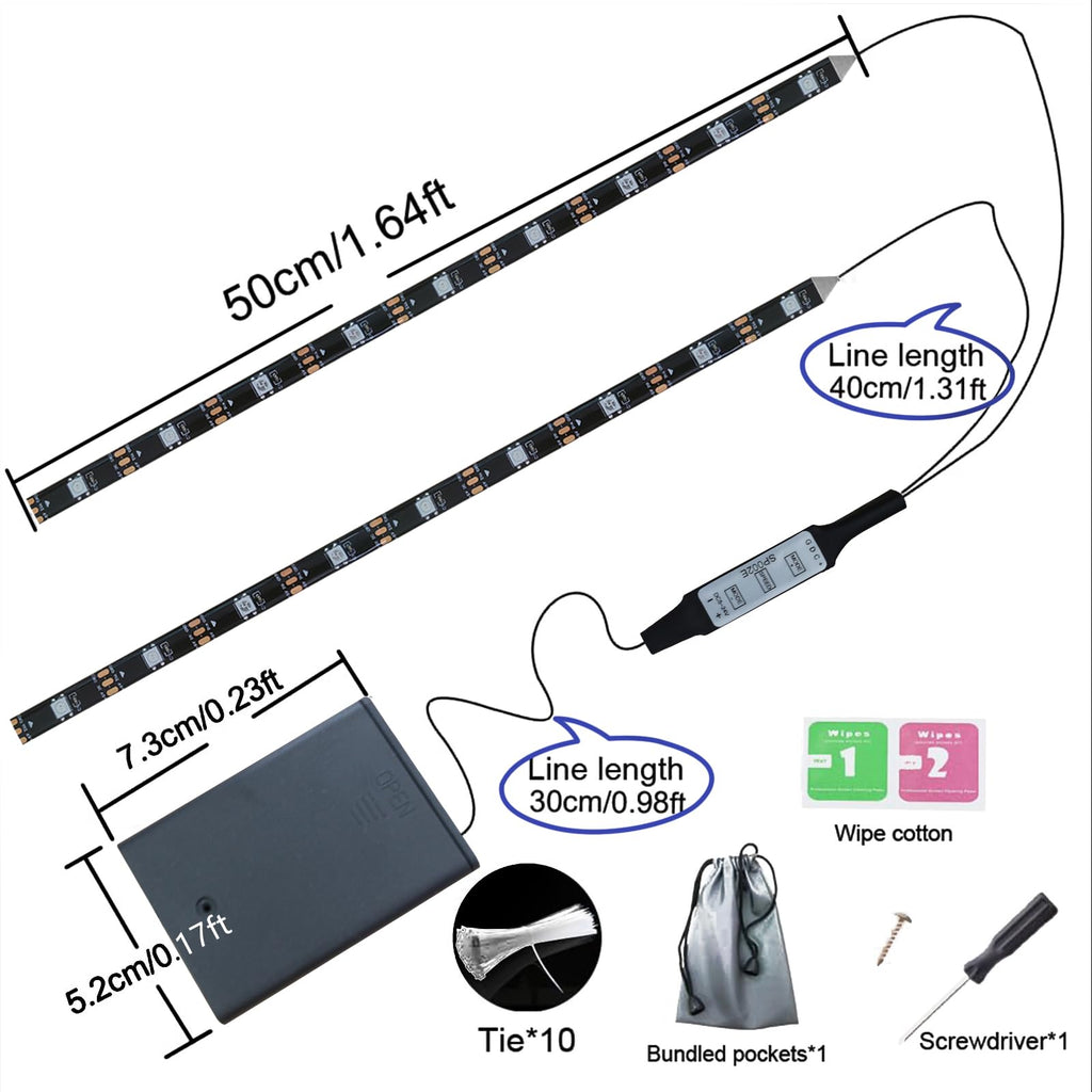 Lights, Can Be Cropped,Ultra Bright Waterproof Bike Lights for Kids, Adults, Boy