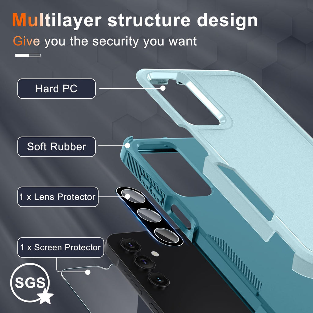 For Samsung Galaxy A15 5G, Full Body Heavy Duty Rugged Shockproof Protective Pho