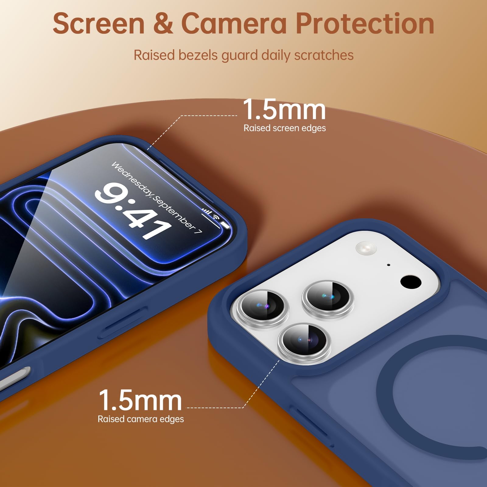 For Iphone 17 Pro Max Case Magnetic, Magsafe, Shockproof Military-Grade Protecti