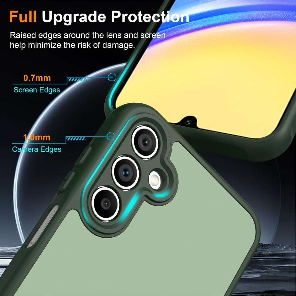 Galaxy A15 5G Case - Slim Matte Dual-Tone, Non-Slip & Anti-Fingerprint Protectio