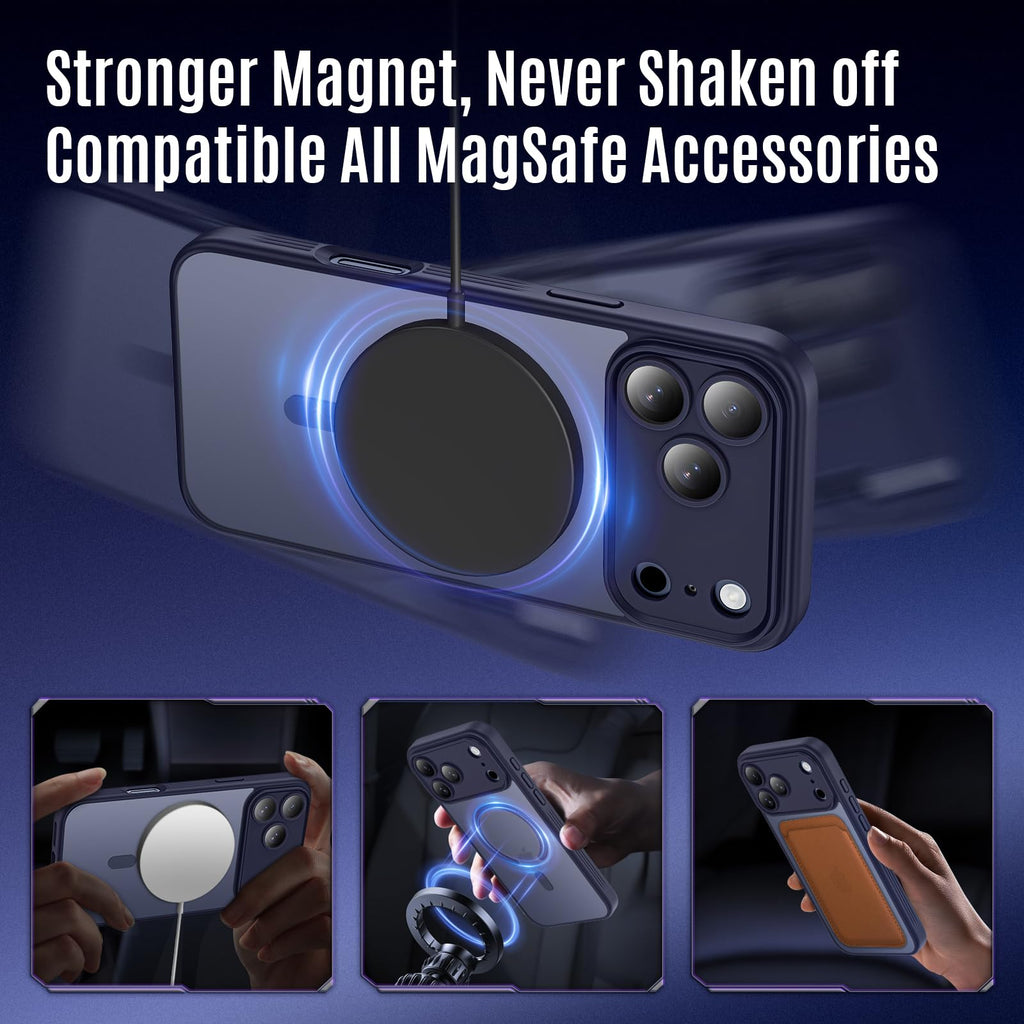 For Iphone 17 Pro Max Case, Magsafe, [Camera Protection] [15Ft Military Drop Pro