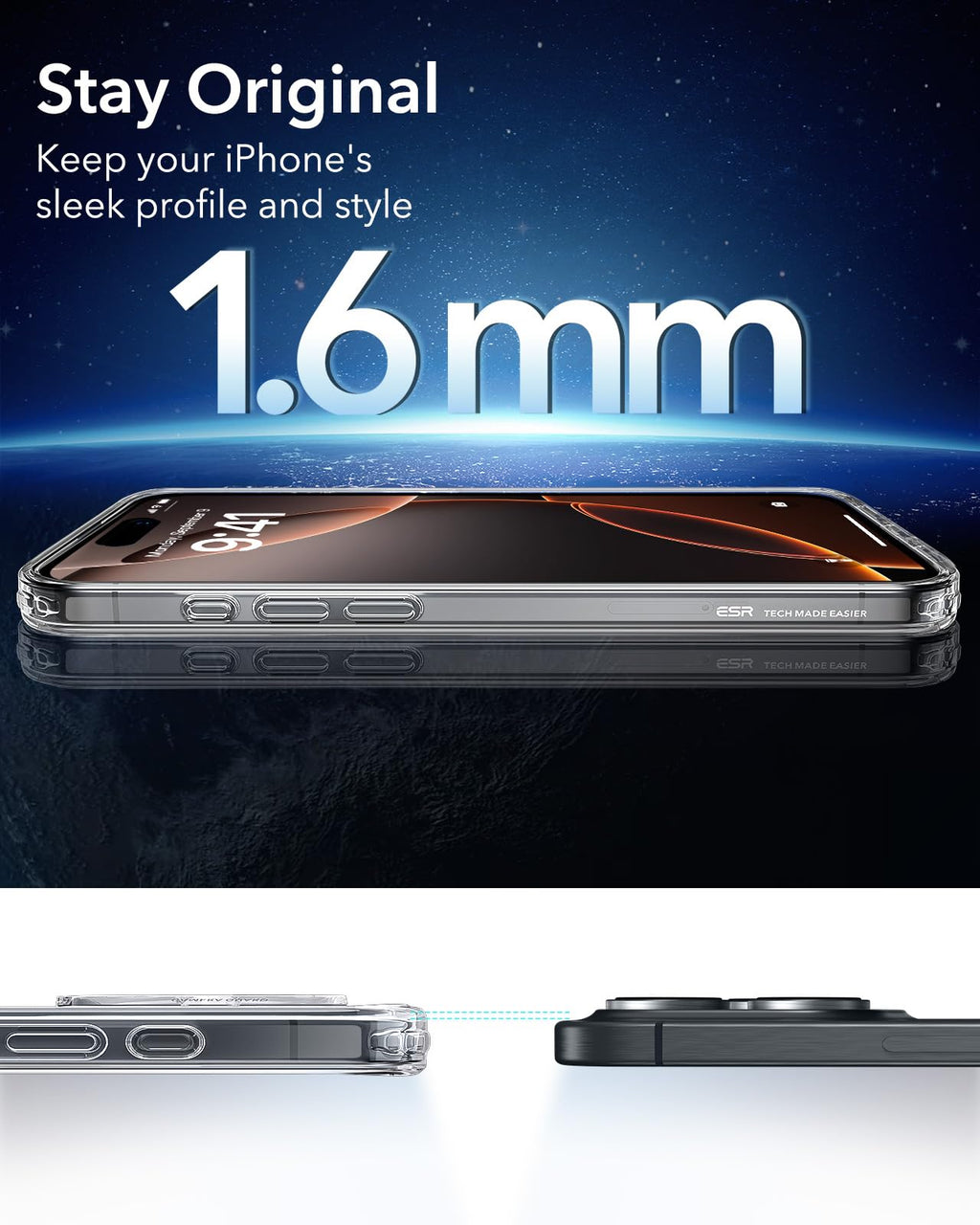 Iphone 16 Pro Case, Magsafe, Shockproof Military-Grade Protection, Magnetic Phon